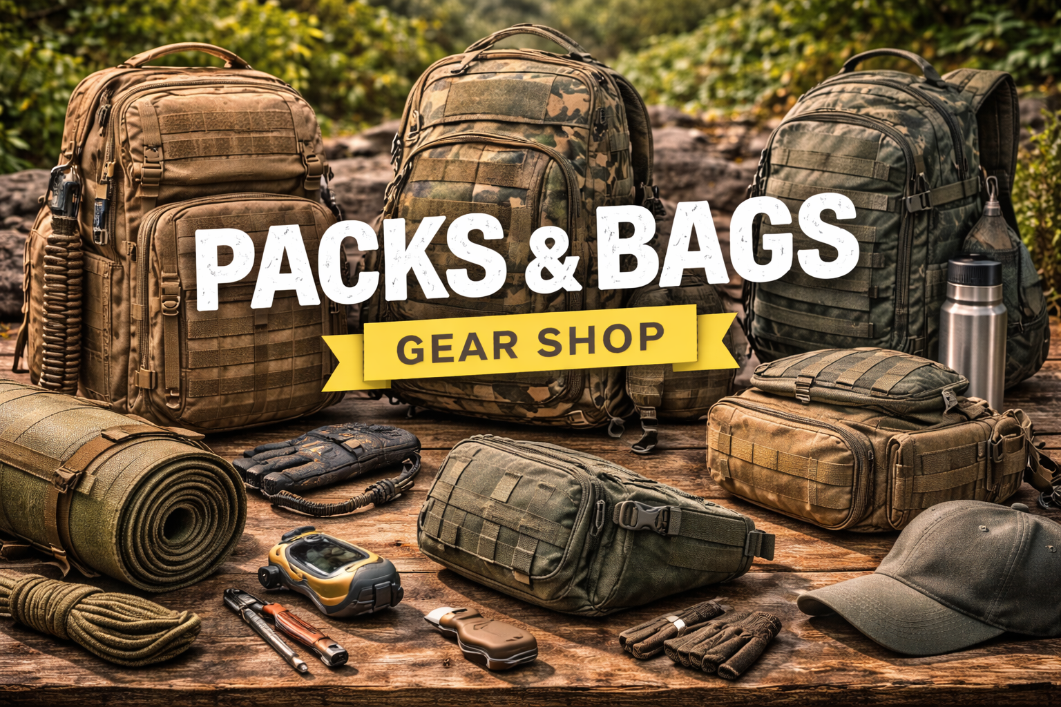 Packs and Bags Category Image