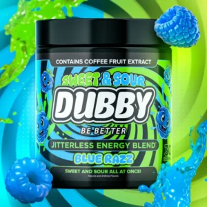 Sweet & Sour Blue Razz Energy Drink Tub