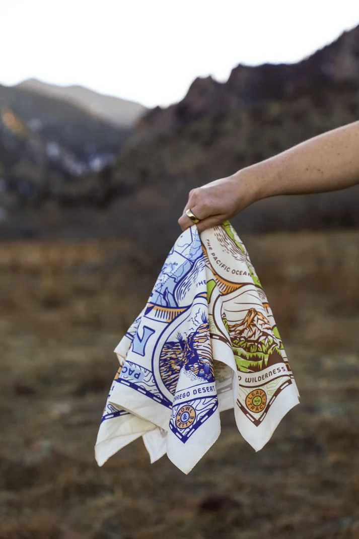 Bowl and Kettle Pacific Crest Trail Bandana 2