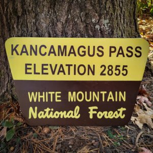 Kancamagus Pass Hand Painted Sign
