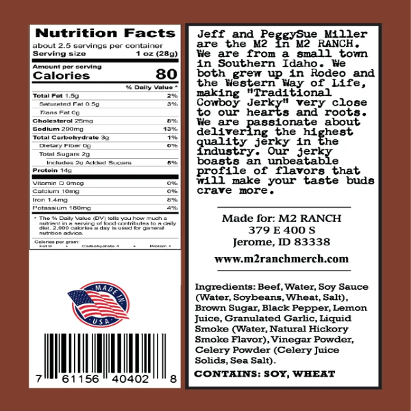 Beef Jerky - Peppered - Image 2