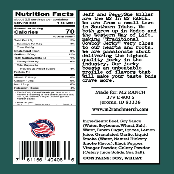 Beef Jerky - Sweet Pepper - Image 2